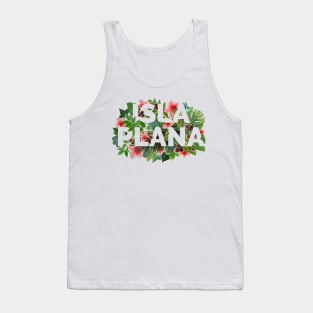 Isla Plana - Floral Emblem Tank Top